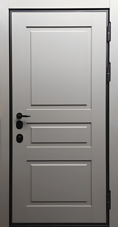 Утепленная дверь с шумоизоляцией отделка МДФ шпон