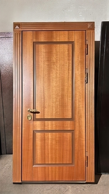 Однопольная дверь с отделкой МДФ шпон